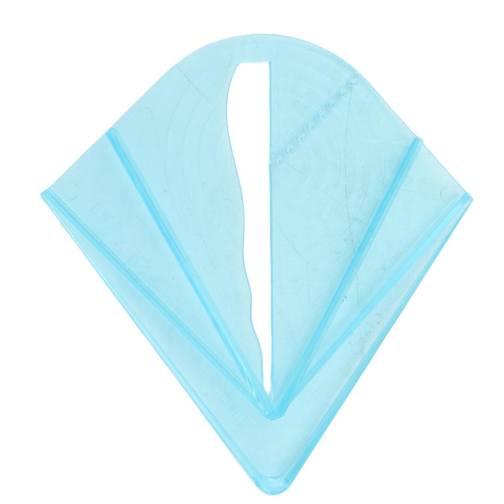 Acrylic Center Finder Round Circle Woodworking Ruler Tool for Irregular Wood