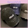 Stellar Baseball Cap For Women With Wide Brim In Cotton Material For Sun Protection