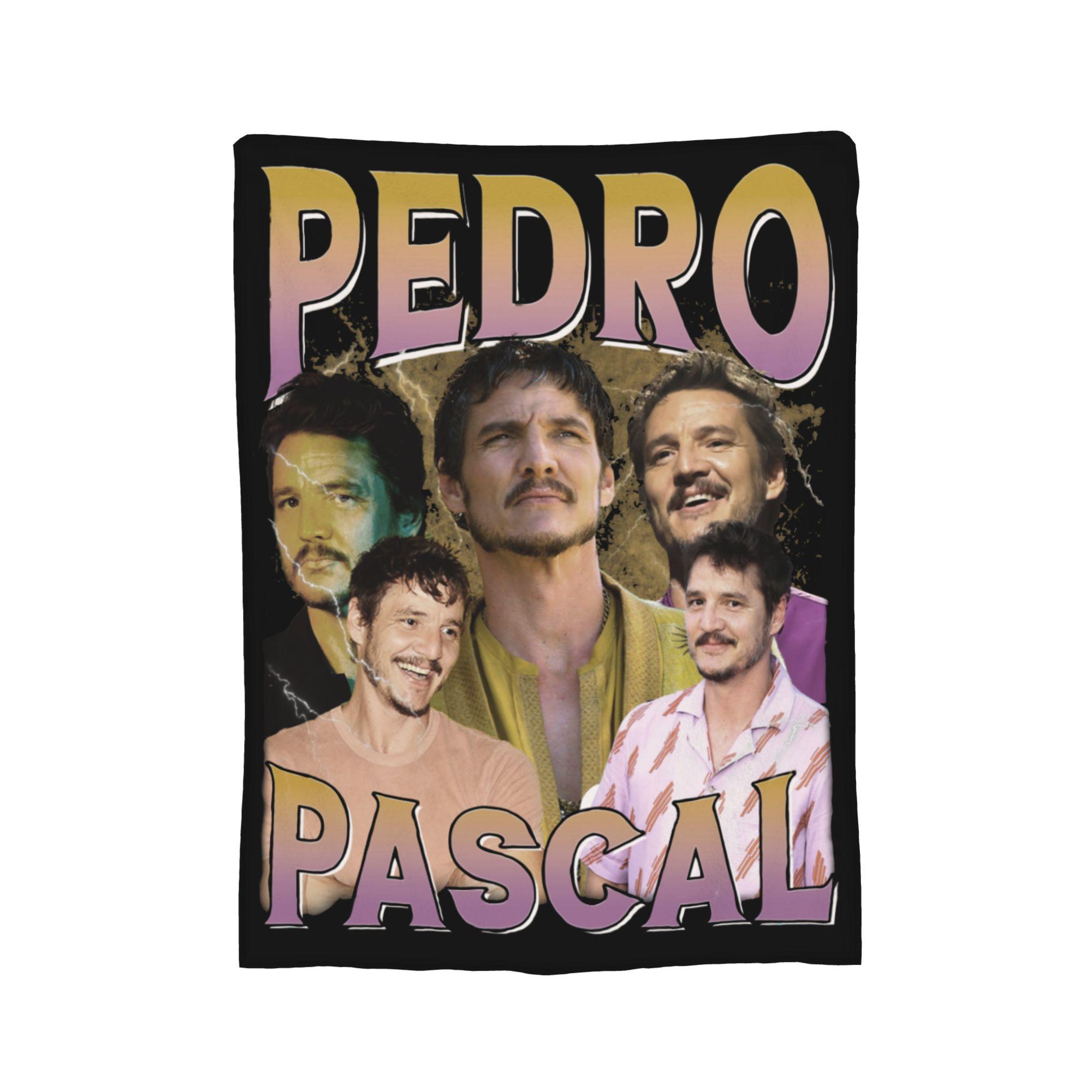 

Pedro Pascal Vintage 90s Style Blanket Flannel Winter Warm Throw Blankets for Sofa Outdoor Bedspreads 75x90cm