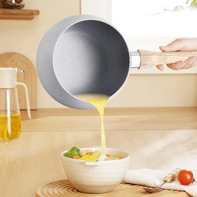 Giyoca Non-stick Milk Pan Stew Pot Medical Stone Coating Baby Food Supplement Pot Soup Pot Cooking Belly Pot Kitchen Cookware