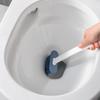 Luxury Toilet Brush Wall Hanging Toilet Brush Long Handled Silicone Toilet Brush Soft Bristles WC Cleaning Brush Clean Tool Bathroom Accessories