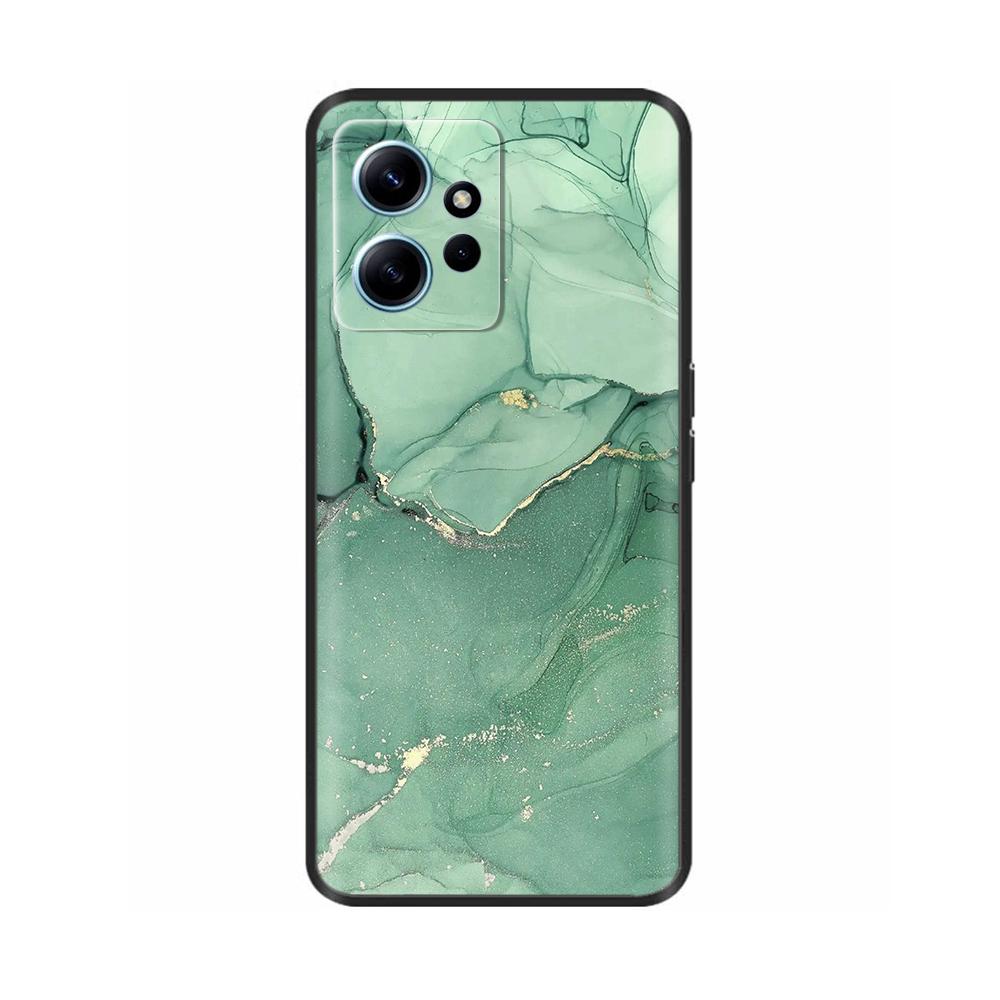 For Xiaomi Redmi Note 12 4G Case Cute Painted Flower Back Cover Full Protection Soft TPU Coque For Redmi Note 12 4G Phone Cases