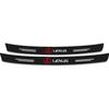 2026 Hot Interior Stickers 1Pcs Carbon Fiber Car Rear Bumper Trunk Guard Protected Sticker For Lexus ES RX NX LS UX LM LX GX LC