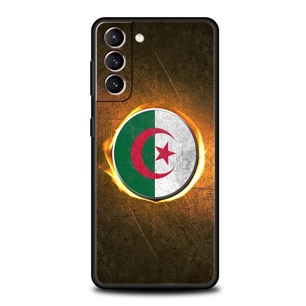 Algeria Passport Phone Case For Samsung Galaxy S25 Edge S24 S23 S22 S20 Ultra S21 FE 5G S10 Plus Soft TPU Cover