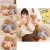Cute Teddy Bear Plush Toy For Girls Soft Cuddly Companion Heartwarming Gift For Girlfriend 40cm