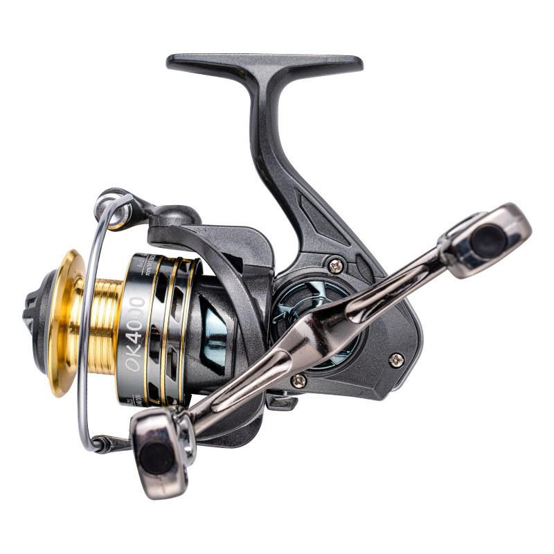 All-Metal Double Rocker Sea Fishing Reel - Long Cast, Gapless Design