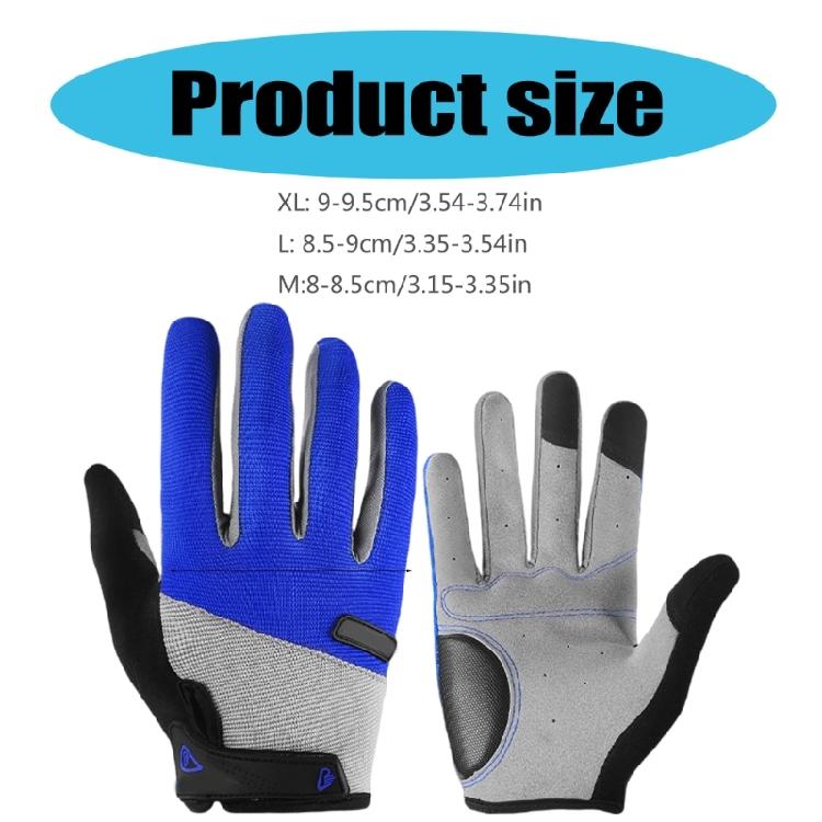 Outdoor Full Finger Touchscreens Gloves Road Bike Sports Cycling Gloves NonSlip Shock Absorbing Glove for Women and Man