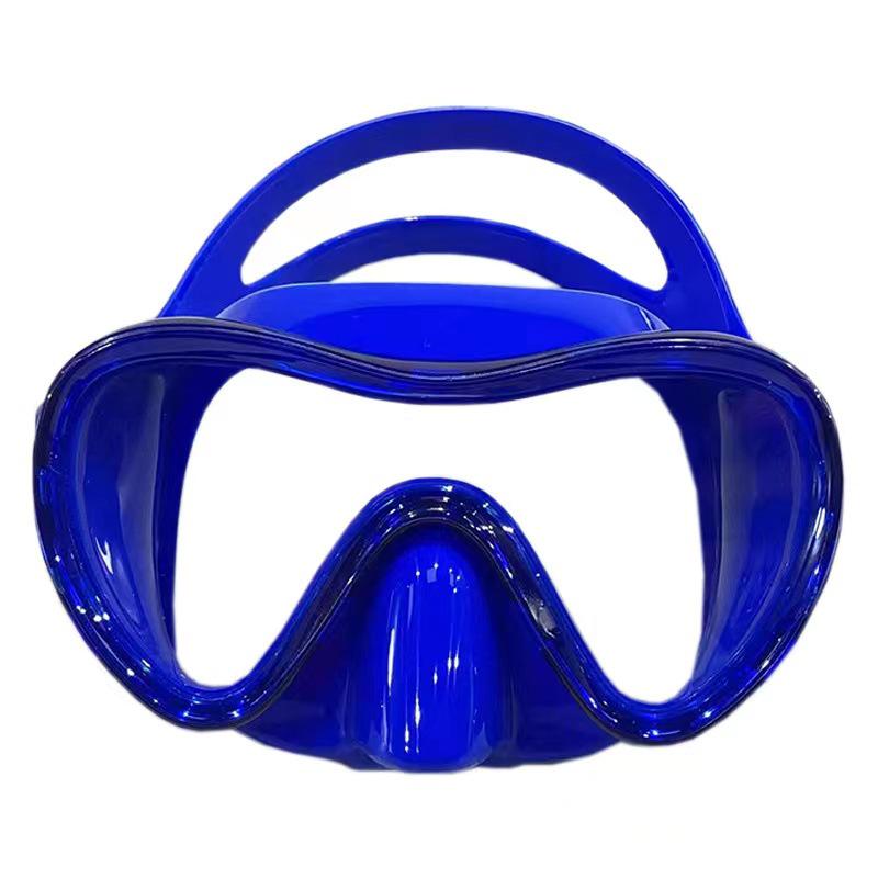 Adult Large Frame Silicone Diving and Snorkeling Goggles