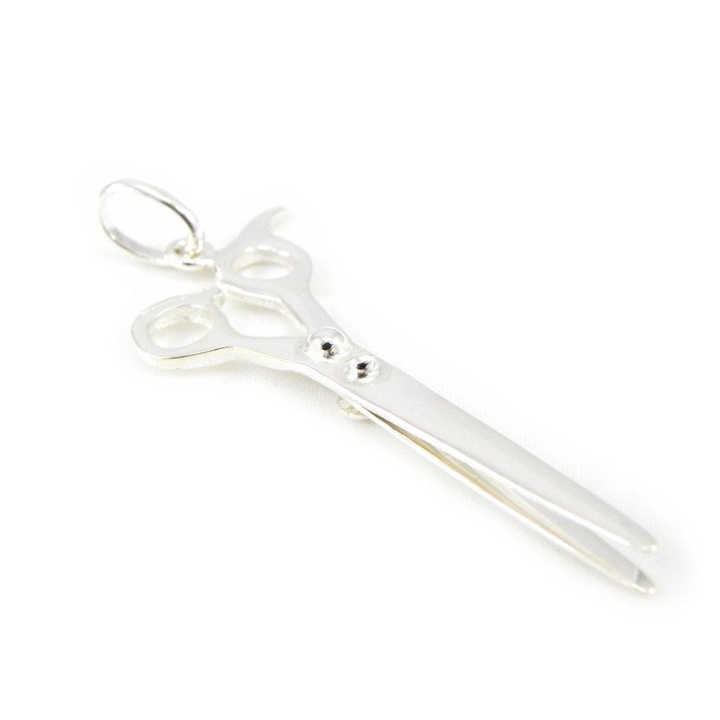 Les Trésors De Lily [E9720] - Silver Pendant 'Scissors'