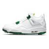 Air Jordan 4 Golf Masters Tournament Men Sneakers White Metallic-Green Tour-Yellow CZ2439-100