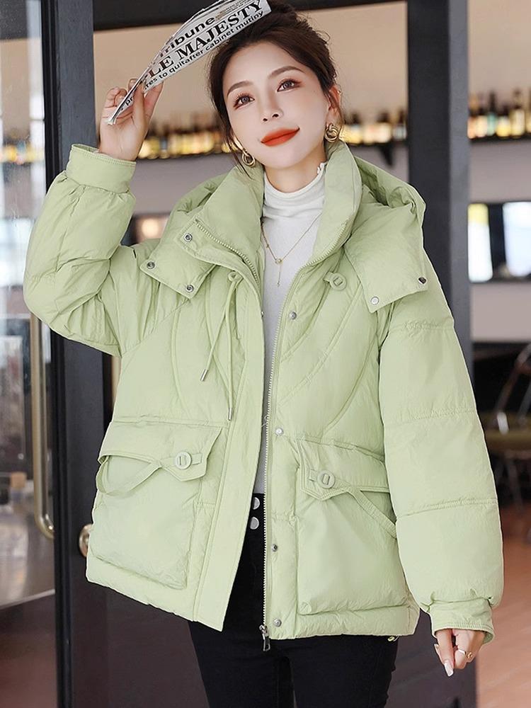 Women’s Short Hooded Windproof Thicken Warm Winter Jacket 4 Colors