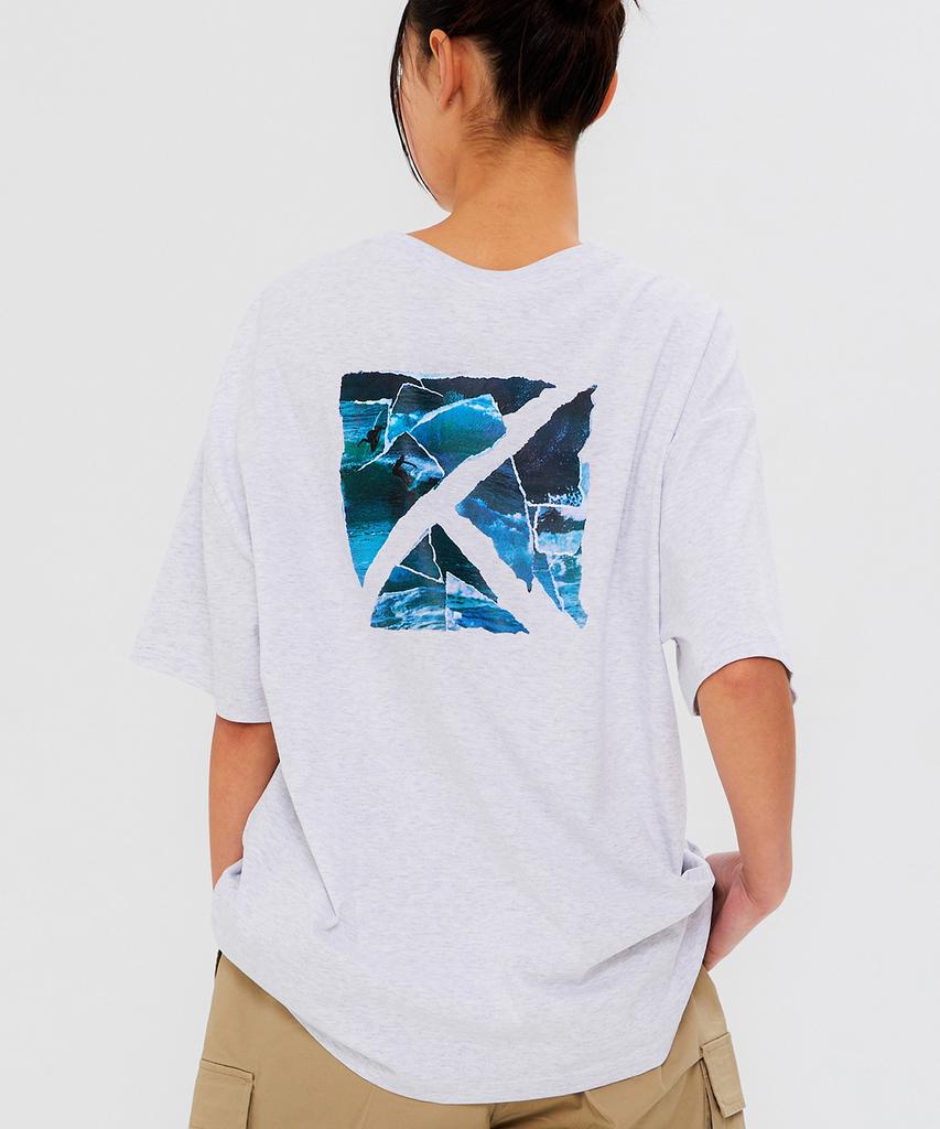 KULTE Ocean Piece T-Shirt L.Melange