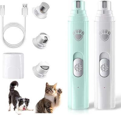 Electric Dog Nail Grinder Pet Nail Clipper USB Rechargeable Pet Nail Trimmers Painless with Polisher Wheel for Small/Large Pets