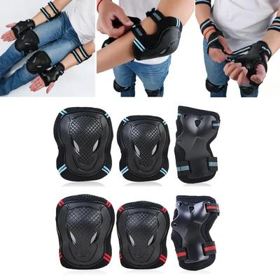 6 Teile/satz Ellenbogen Knie Pads Skating Protector Skateboard Fahrrad Sport Schutz Getriebe Reiten Roller Handgelenk Schutz Kinder Erwachsene BMX