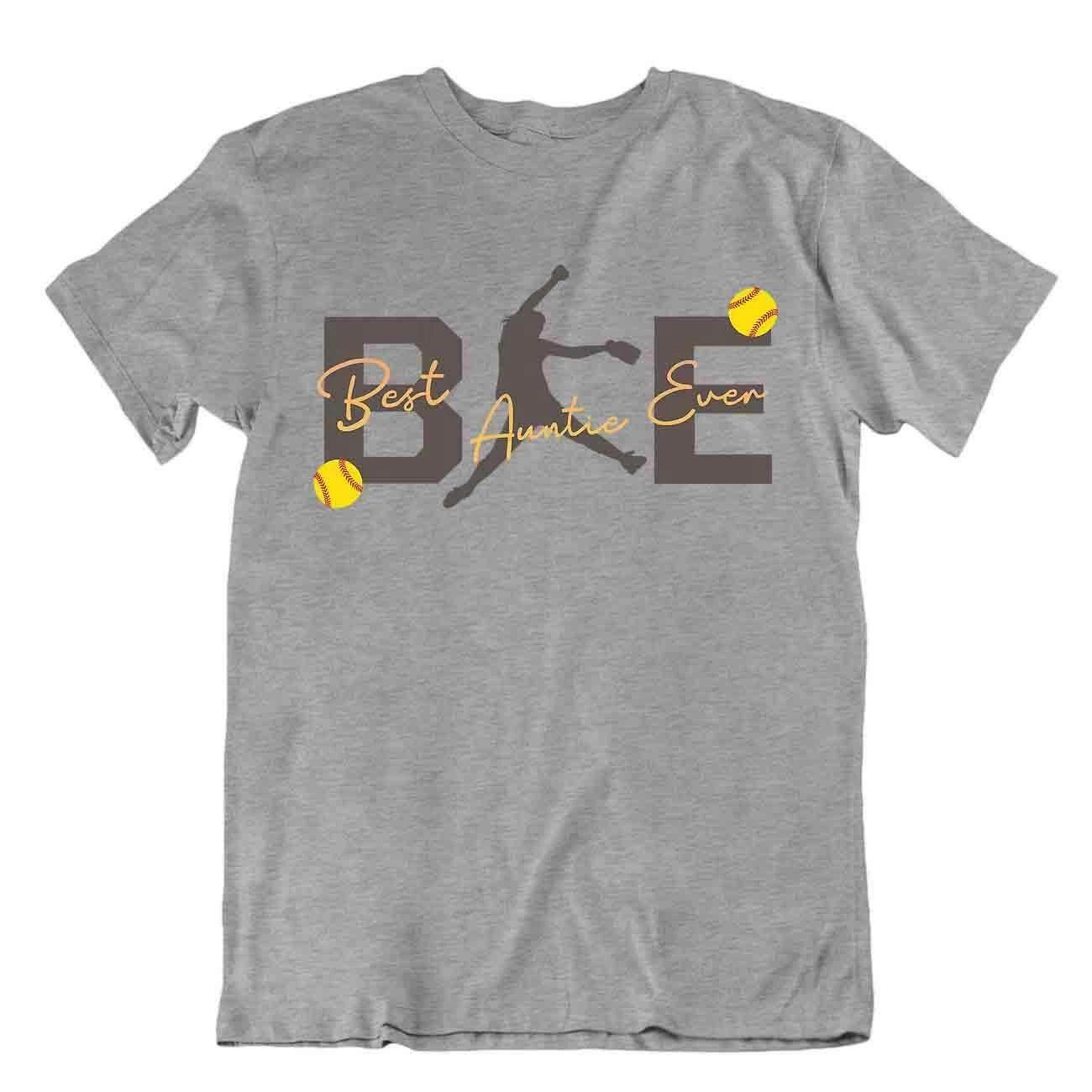 Softball Sport T-Shirt Tee Shirt Gift Cool Present Cute Funny Play Joke Bye L