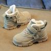 Winter Children's Boots Boys Plus Cashmere Thicken Warm Snow Boots Girls Non-slip Outdoor Martin Boots Student Shoes