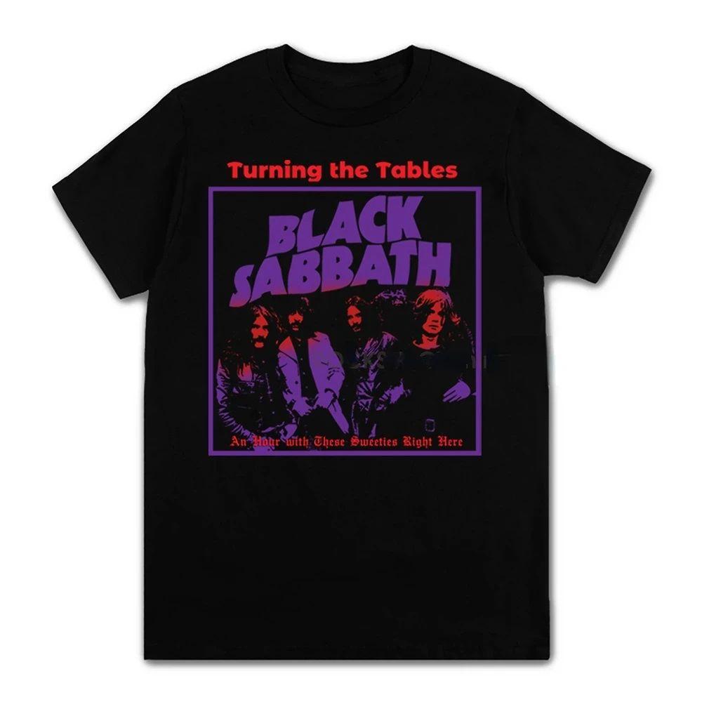 Black Metal Rock Band T Shirt Black Sabbath Men Women Black Oversized Short Sleeve Plus Size T Shirt Unisex Streetwear Clothing