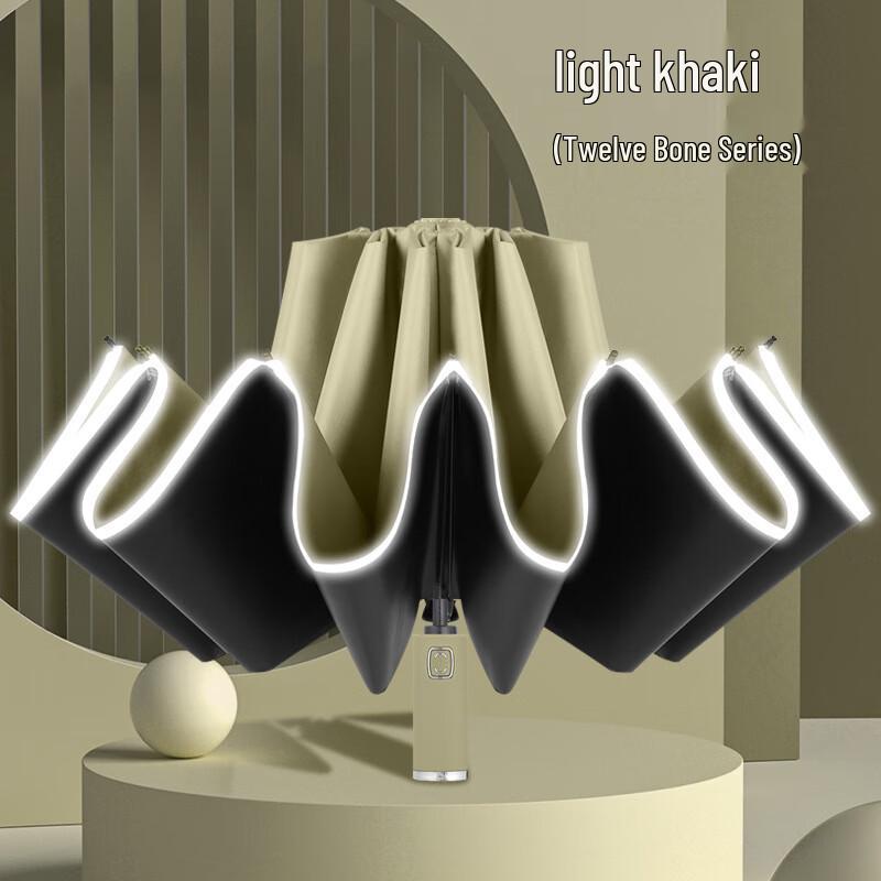 

Nánqiáo 12-Rib Fully Automatic Reverse Sun/Rain Umbrella