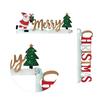 Christmas Door Frame Decorations, Door Corner Wooden Handicrafts, Hanging Ornaments and Creative Products