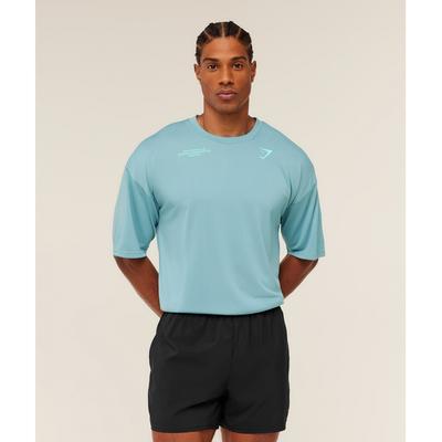 CondiTioning Club Oversized T shirT Gs Flow Blue Gs Pop Turquoise A2b5y Ud8h