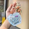 Mini Silicone Fun Whacamole Keychain For Car And Backpack Adorable Gift