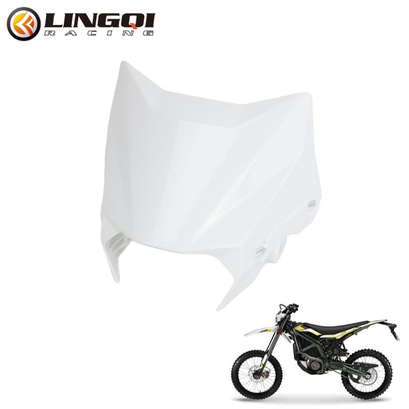 

Motorcycle Parts PP Headlight Cover Universal For Ultra Bee Dirt Pit Bike Head Lamp Protector Shade Motocross Accessories білий