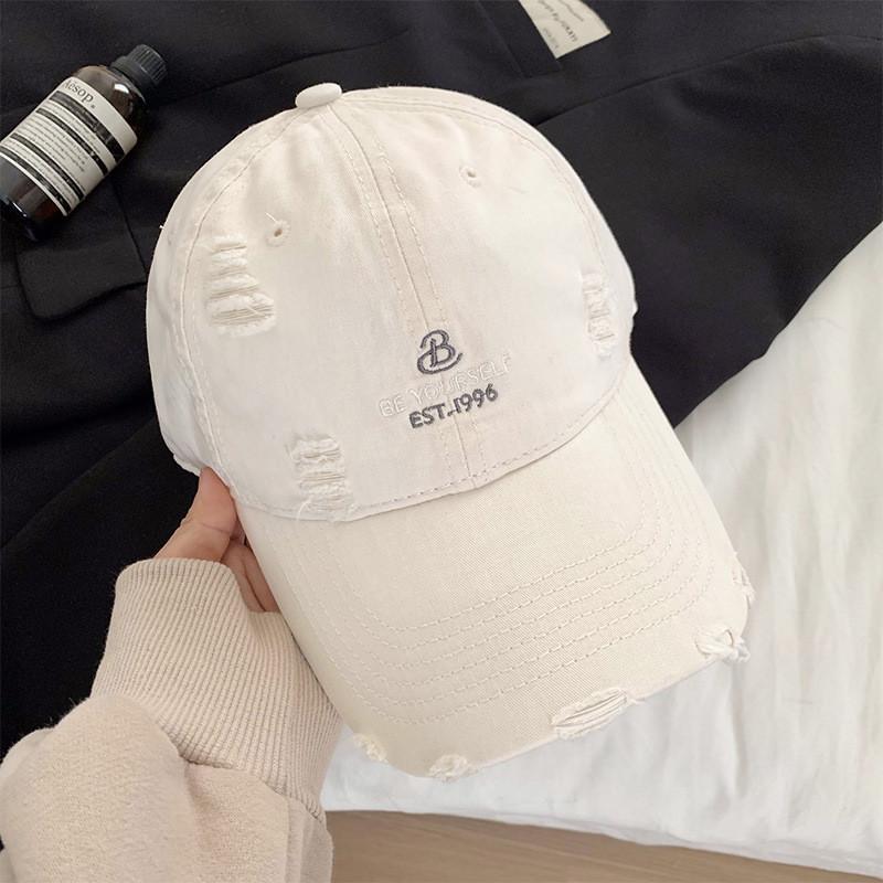 Style Popular Korean Distressed Baseball Hat For Women Great For Summer Spring