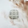 6pcs Luxury Design Gold Silver Square Metal Buttons Inlaid Pearls Suitable For Hand Sewing Clothing Pants DIY Accessories