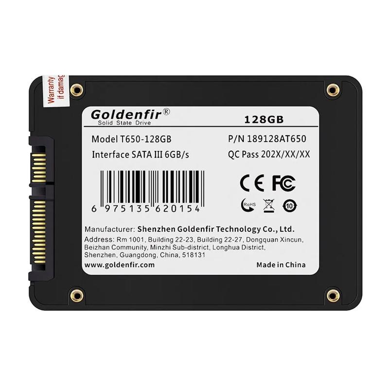 Goldenfir SSD 120GB 128GB 256GB 480GB SSD 2.5 Hard Drive Disk Disc Solid State Disks Internal SSD 512GB 1TB 2TB For Desktop Laptop PC