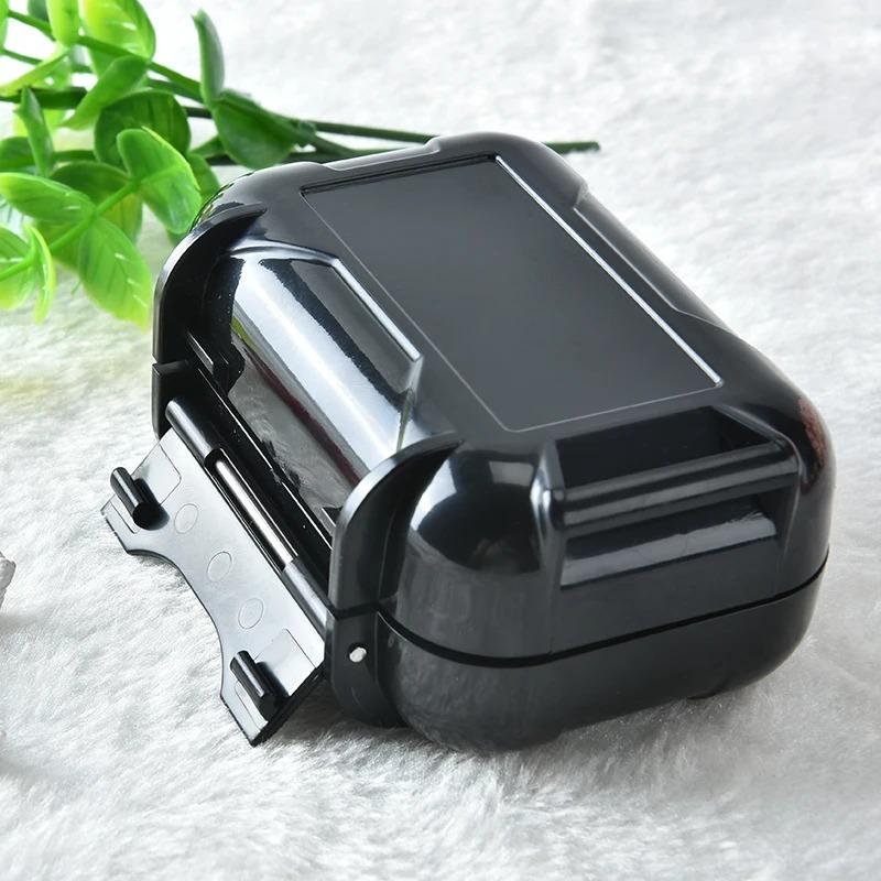 1PCS Waterproof Portable Earphone Case Hard Carrying Box Pressure-resistant Earphone Box Multi-functional Jewelry Storage Box