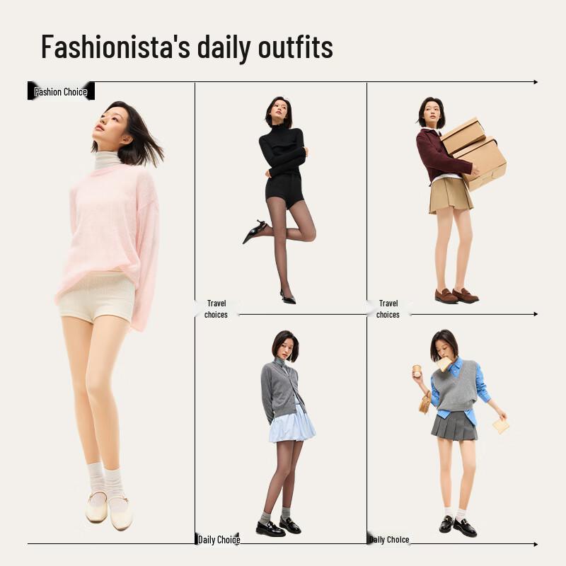 Angelababy Style Thermal Nude Tights