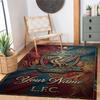 Liverpool Fc Customized Name Area Rug Perfect For Entryway Decorate Room Balcony Outdoor Antislip Carpet Decorate Offices