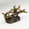 Aquarium Fish Tank Vintage Decorative Bridge Landscape Ornaments Tree Plants Wood Design Pet