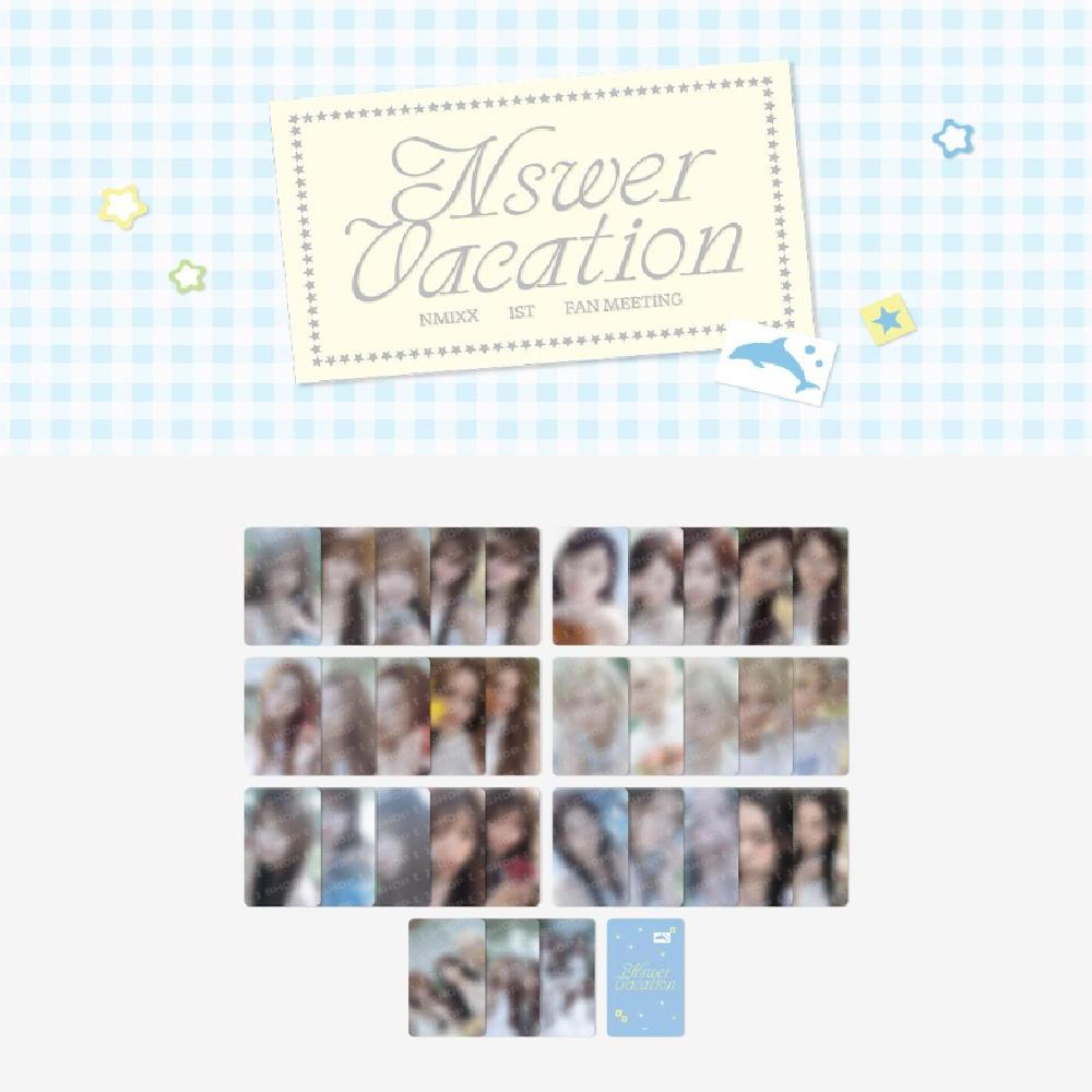 Pre-order NMIXX 1st Fan Meeting NSWER Vacation Trading Card