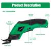 4V Electric Scissors,Professional Cordless Sewing Scissors, USB Charging,Tufting Scissors, Cutting Tools, Manganese Steel Blades