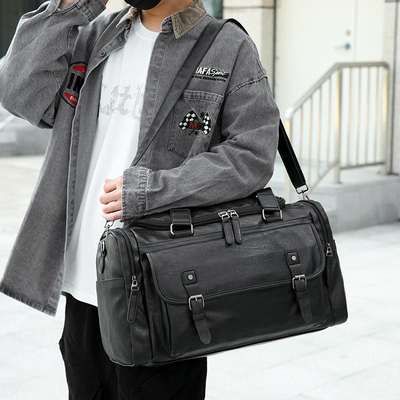 Men's Handbag Large Capacity Travel Bag Business Business Trip One-shoulder Sports Crossbody Bag Multi-function Luggage Bag