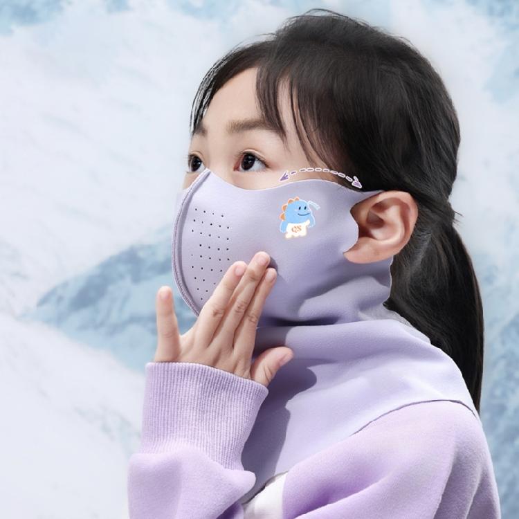 Neck Gaiter Winter Kids Ski Face Mask Windproof Biking Face Cover Cold Weather Ear Hanging Mask For Outdoor Cycling