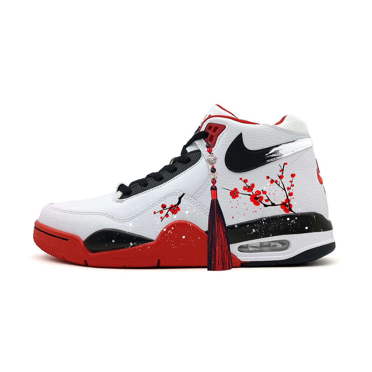 

Nike Flight Legacy Mid top Vintage Basketball Shoes Unisex BQ4212-100(Team927-) 45