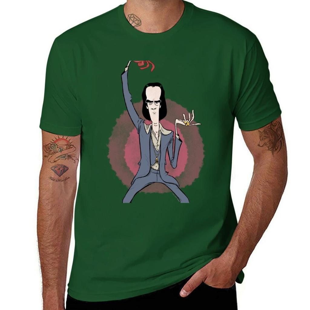 Nick Cave Sticker T-Shirt Boys Whites Shirts Graphic Tees Heavyweights Heavyweight T Shirts for Men