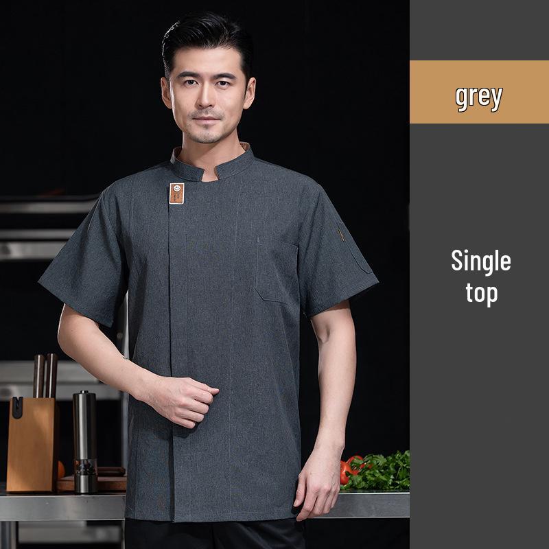 Long Sleeve Breathable Chef Coat for Restaurant and Catering - Unisex Workwear for Autumn/Winter