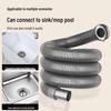 304 Stainless Steel Pop-Up Basket Strainer Sink Basin Drain Accessory for Single/Double Bowl with 58mm Interface.