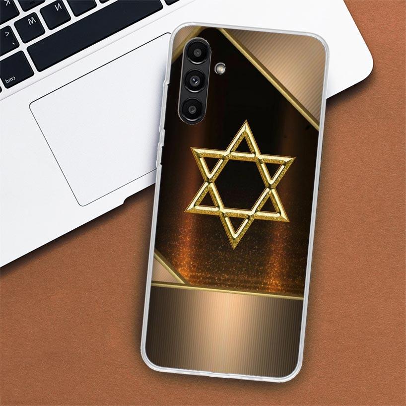David Jüdischer Stern Symbol Telefon Fall Für Samsung Galaxy A51 A71 A50 A70 A40 A30 A20E A10 A41 A31 A21S A11 a01 A6 A8 + A7 A9 Plus
