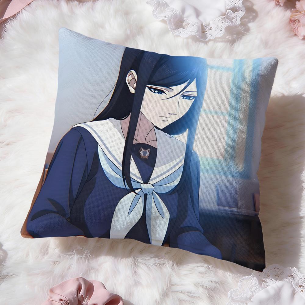 Anime M-Migi & DaliS Cushion Cover Premium Comfort Reversible Pillow Cove -Two in One Design for Any Room & Car Interior