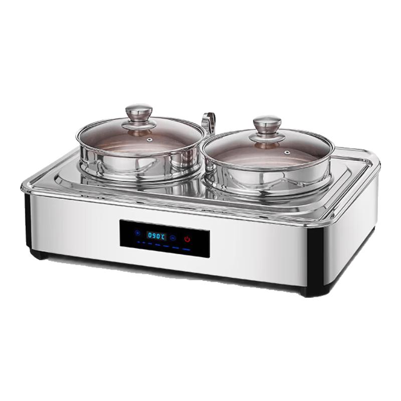 Luxury Hydraulic CNC 304 Stainless Steel Buffet Soup Warmer