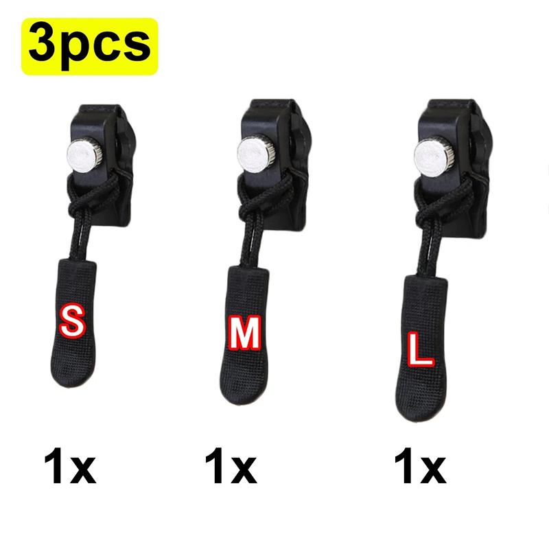 

For Jacket Bags Coat Free Sewing Universal Zipper Repair Kit Quick Instant Detachable Zipper Head Replacement Zipper Slider Pull