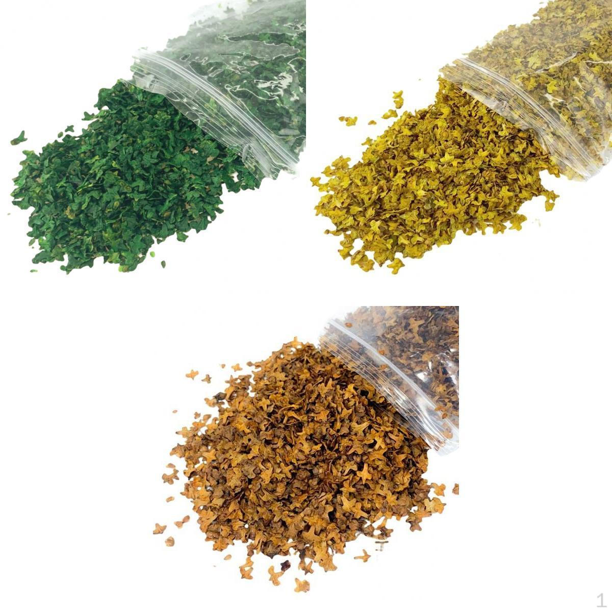 

3x Миниатюрный лист Статическая модель Архитектура Микроландшафт Строительный материал Аксессуары для сцены