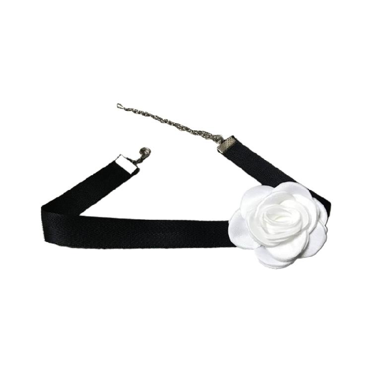 

Elegant Flower Collarbone Chain Necklace Wedding Accessory For Lady Girls 1 белый