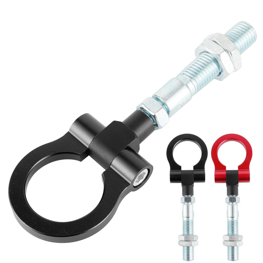 Car Accessory Car Racing Tow Hook Heavy Duty Tow Hook Red Folding Racing Car Refitting Fit for 2012‑2017
