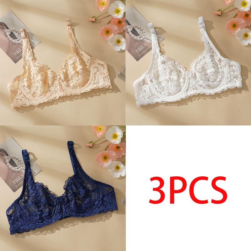 

Жінки сексуальний мереживний бюстгальтер плюс розмір пуш-ап бюстгальтер без рукавів ліфчик бюстгальтер без рукавів без рукавів бюстгальтер на кісточках 40BC різнокольоровий