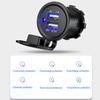 Car USB Charger Socket Motorbike Cigarette Lighter 5V 3.1A Outlet Waterproof Power Adapter for 12-24V Car RV Boat Truck